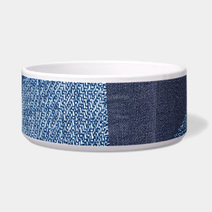 Tigela Denim Urban: Patchwork Disparada.