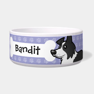 Tigela Desenhos animados border collie