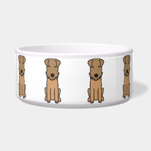 Tigela Desenhos animados do cão de Lakeland Terrier