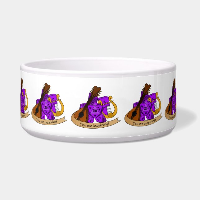 Tigela Design de Bard Dice (Frente)