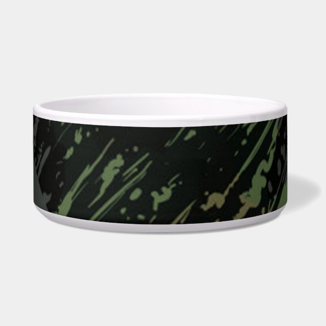 Tigela design de camuflagem militar (Frente)
