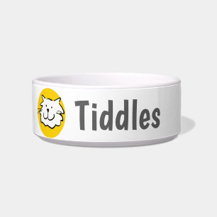 Tigela Design de Sorriso de Gato