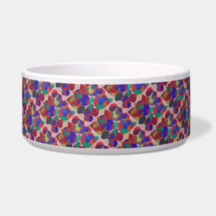 Tigela design de vidro de tintura mosaica