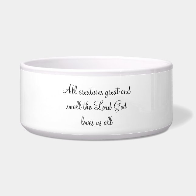 Tigela Design do estilo Pet Bowl (Frente)