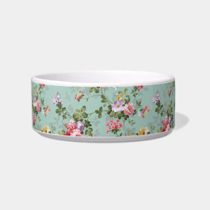 Tigela Design Floral Verde Vintage