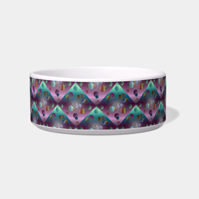 Tigela design geométrica 3D (gato) (Direita)