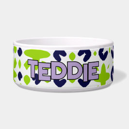 Tigela Design Geométrico marinho Pregado Verde 