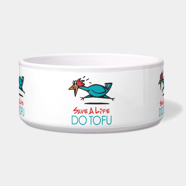 Tigela Design Humorístico Tofu (Frente)