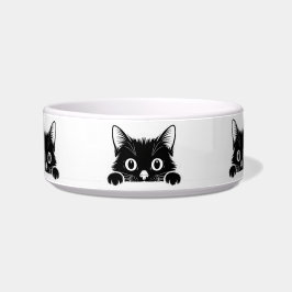 Tigela Design Minimalista de Gatinho Fofo - GATO 1