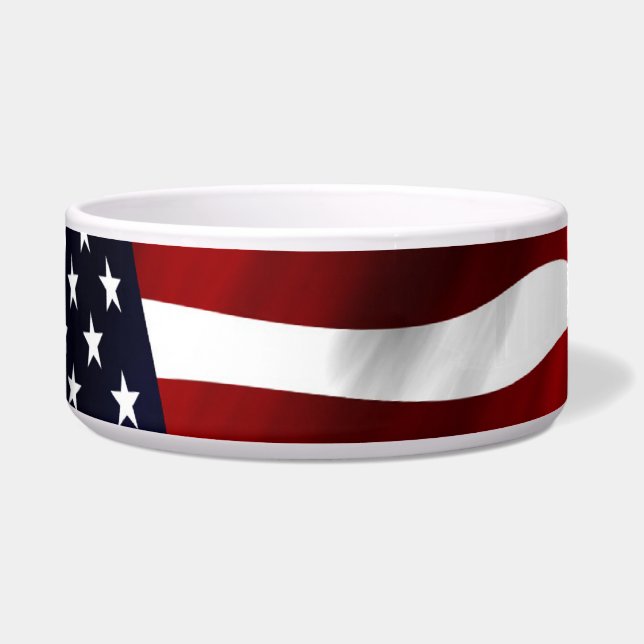 Tigela Dia da Independência Patriótica da Bandeira Americ (Frente)