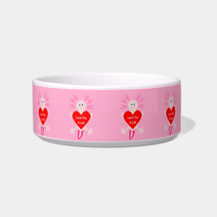 Tigela Dia de os namorados Love Heart Axolotl