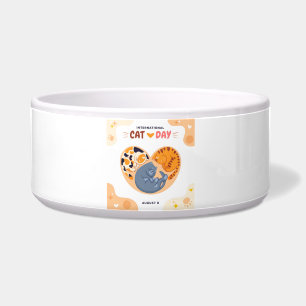 Tigela Dia Internacional da Gata