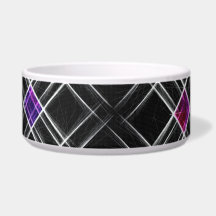 Diamantes e Cruzes Cerâmicas Pet Bowl