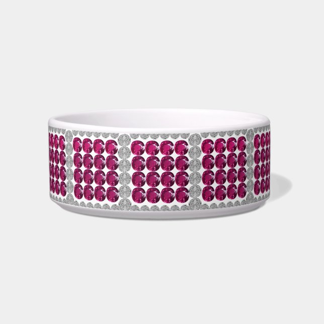Tigela Diamond Pink Tourmaline (Frente)