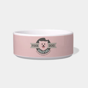 Tigela Digital para Pet Cachorro Rosa
