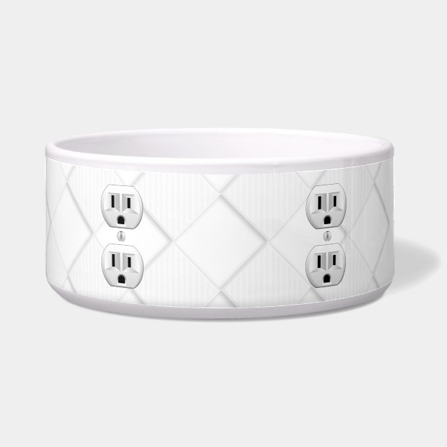 Tigela Disjunção de tomada elétrica Personaliza isso (Frente)