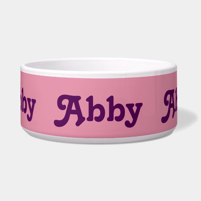 Tigela Dog Bowl Abby (Frente)
