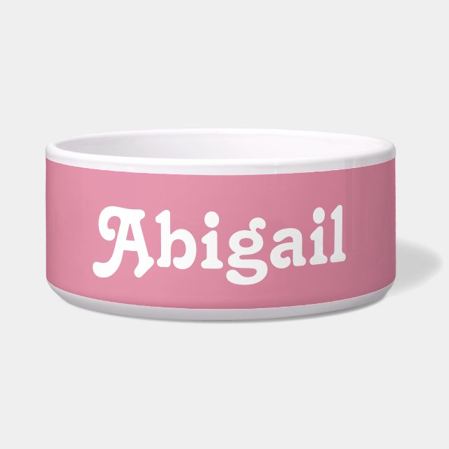 Tigela Dog Bowl Abigail (Frente)