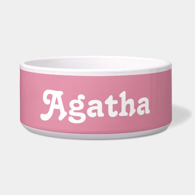 Tigela Dog Bowl Agatha (Frente)