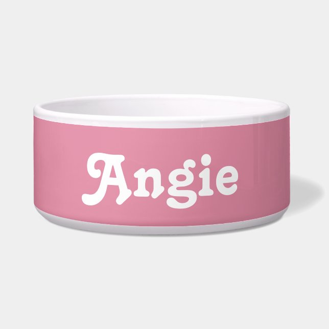 Tigela Dog Bowl Angie (Frente)