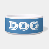 Dog Bowl de Janz Large Steel Blue