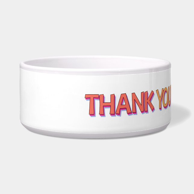 Tigela Dog Collar THANK YOU FOR BEING A FRIEND! (Esquerda)