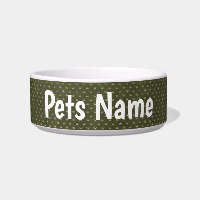 Tigela Dourados Crowns (Frente)