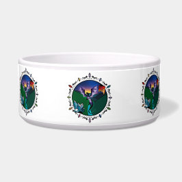 Tigela Dragão Ametista Magro Elegante de Cristal Magnétic