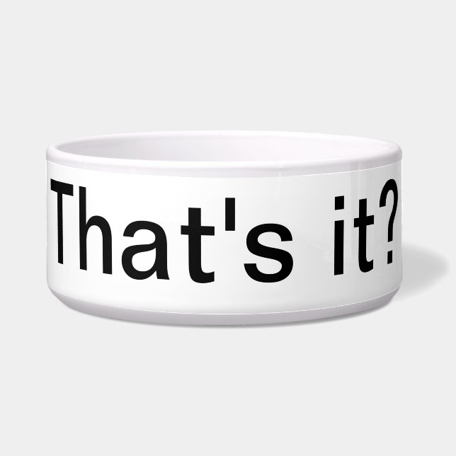 Tigela É isso? Bicicleta Pet Simples (Frente)