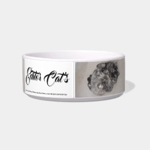 Tigela Editora Cat's Bowl por RoseWrites