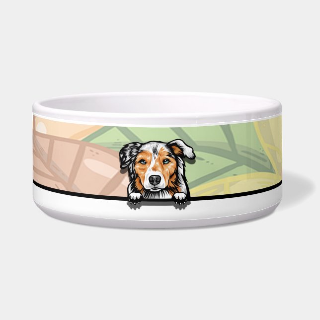 Tigela Efetivo de ovelha, comida ou bebida australiano (Frente)