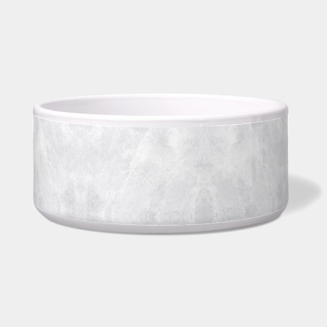 Tigela Elegante Marble Finish Pet Bowl para Pets Modernos (Frente)