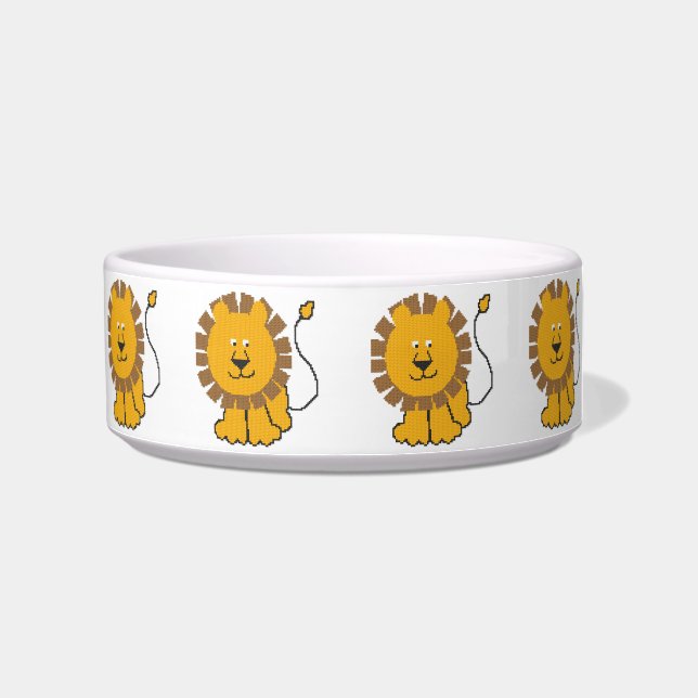 Tigela Engraçado desenho animado Lion (Direita)