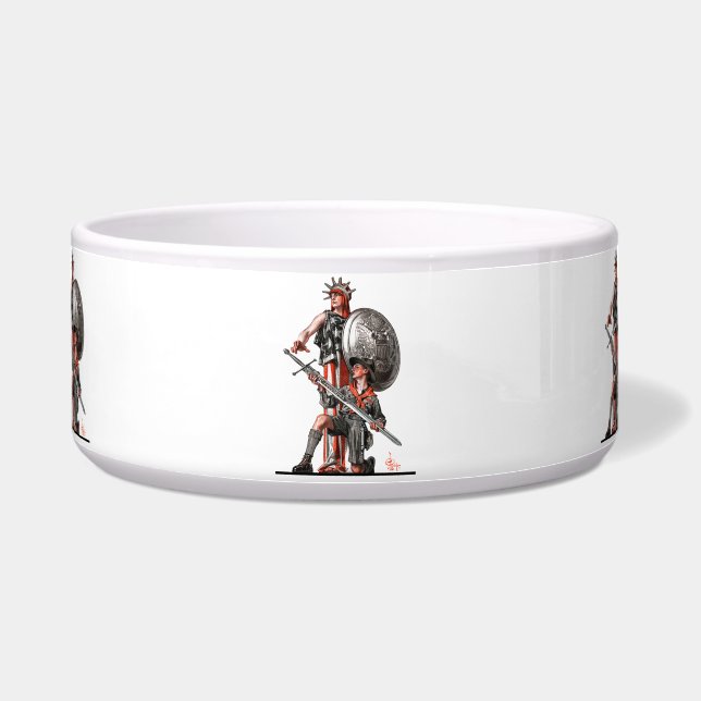 Tigela Escuteiro e liberdade de menino (Frente)