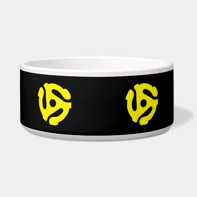 Tigela Espaçador legal Amarelo 45 DJ (Frente)