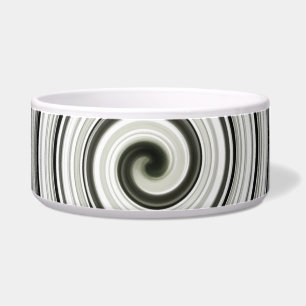 Tigela Espiral branca e negra