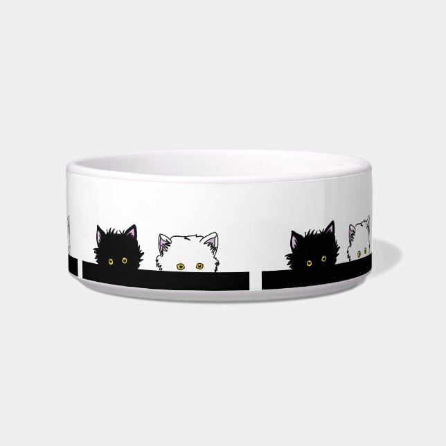 Tigela Espreitando gatinhos (Direita)