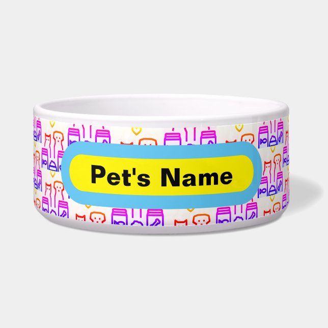 Tigela Estação de alimentação (Frente)