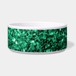 Tigela Estilhador de brilho verde-esmeralda