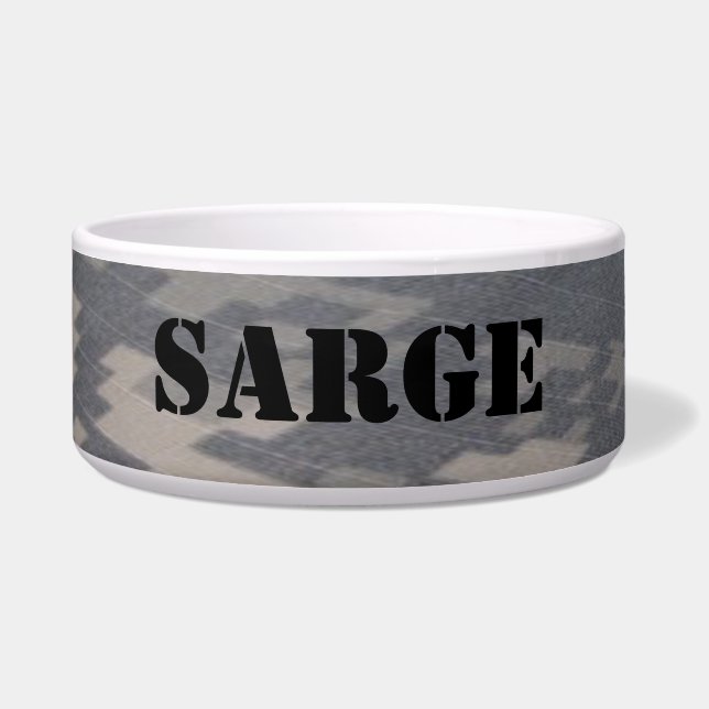 Tigela Estilo militar Camoflauge, personalizado (Frente)