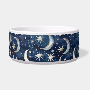 Tigela Estrelas Douradas Prateadas Azuis