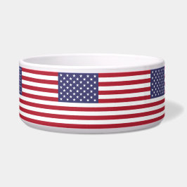 Tigela Estrelas e Stripes dos EUA (Bandeira dos Estados U