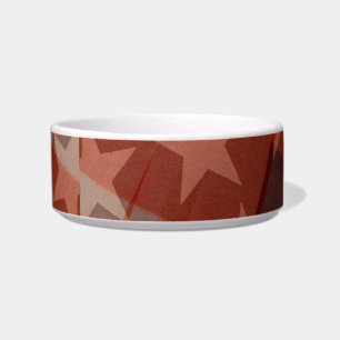 Tigela Estrelas e Stripes Pet Bowl