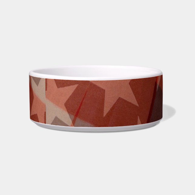 Tigela Estrelas e Stripes Pet Bowl (Esquerda)