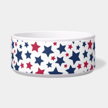 Estrelas Vermelhas e Azuis - Padrão de bandeira Am