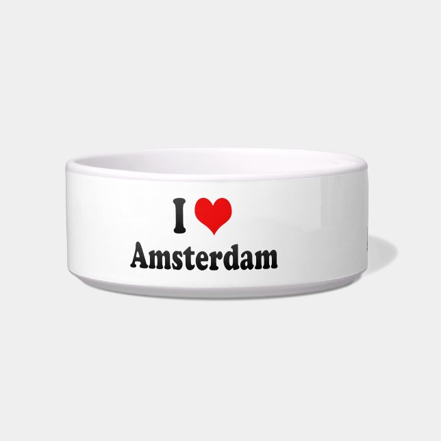 Tigela Eu amo Amsterdão, Países Baixos (Frente)