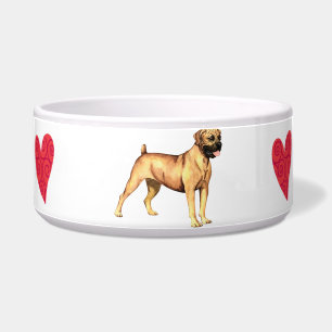 Tigela Eu amo meu Boerboel