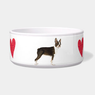 Tigela Eu amo meu Boston Terrier