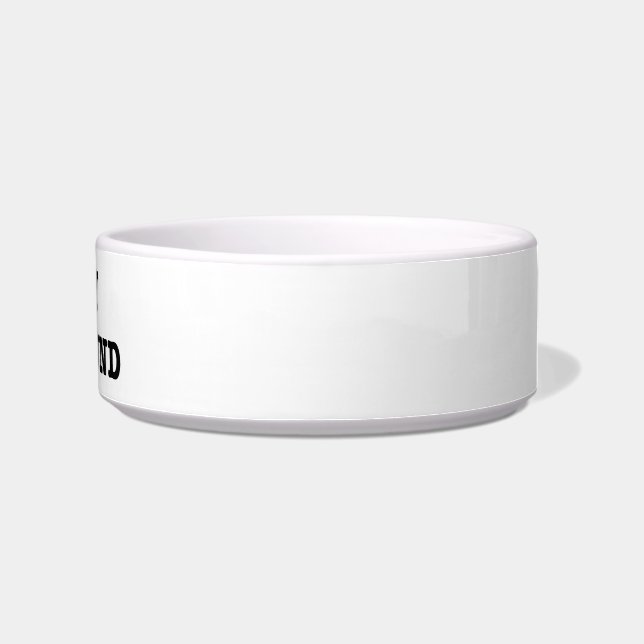 Tigela Eu Corto O Meu Pet Bowl Cerâmico Dachshund (Direita)