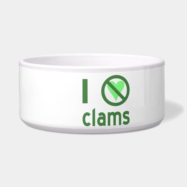 Tigela Eu Odeio Amêijoas (Esquerda)